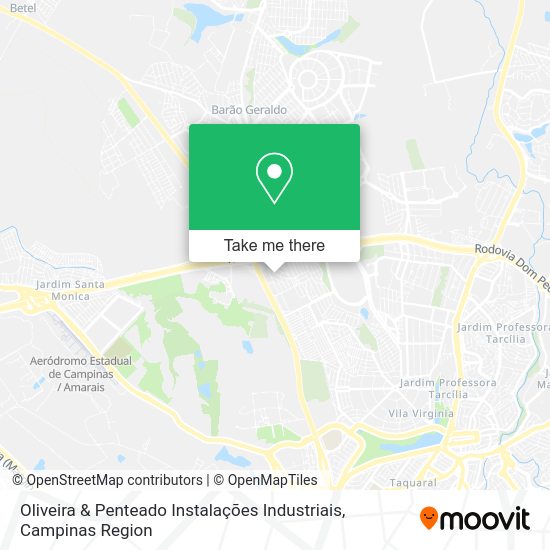 Oliveira & Penteado Instalações Industriais map