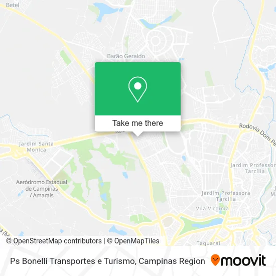 Ps Bonelli Transportes e Turismo map