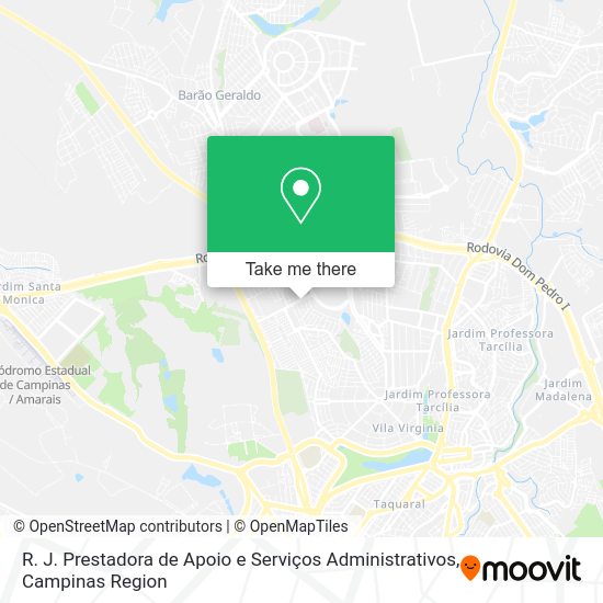 R. J. Prestadora de Apoio e Serviços Administrativos map