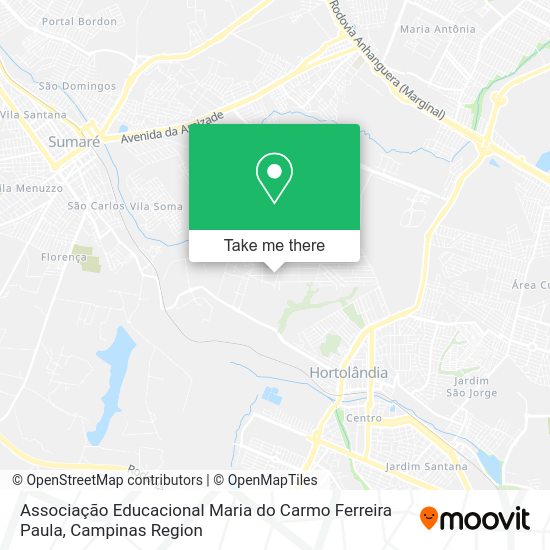 Associação Educacional Maria do Carmo Ferreira Paula map