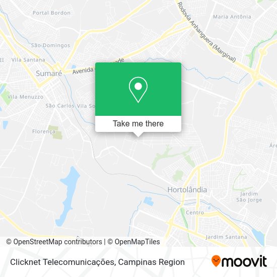 Clicknet Telecomunicações map
