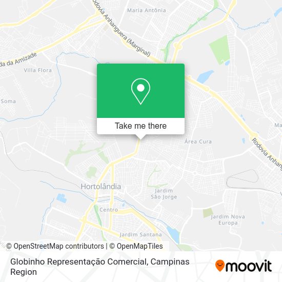 Globinho Representação Comercial map