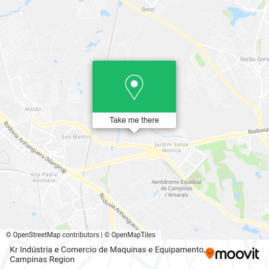 Kr Indústria e Comercio de Maquinas e Equipamento map
