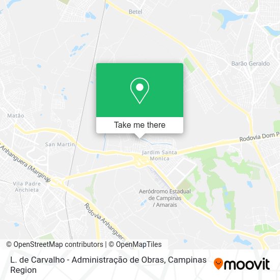 L. de Carvalho - Administração de Obras map