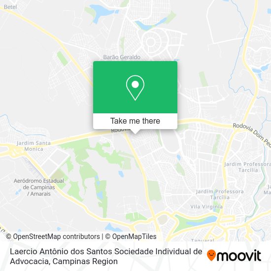 Laercio Antônio dos Santos Sociedade Individual de Advocacia map