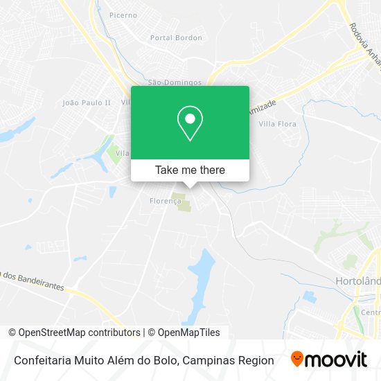 Confeitaria Muito Além do Bolo map