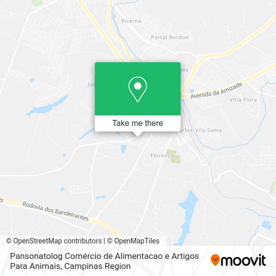 Pansonatolog Comércio de Alimentacao e Artigos Para Animais map