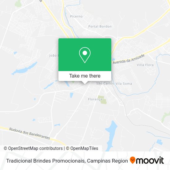 Tradicional Brindes Promocionais map