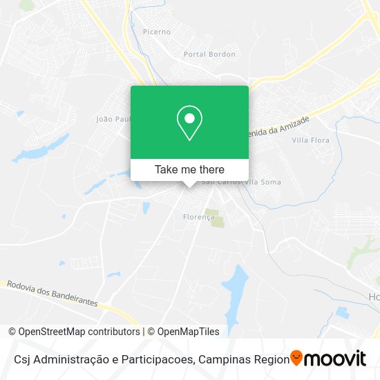 Csj Administração e Participacoes map