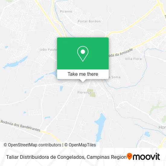 Taliar Distribuidora de Congelados map