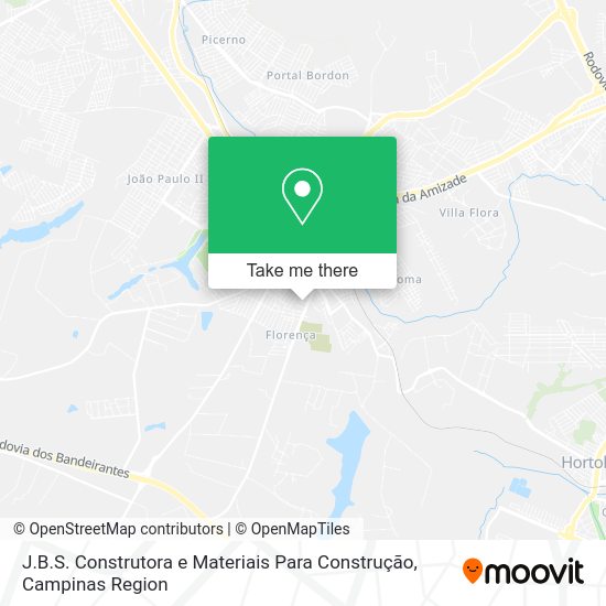J.B.S. Construtora e Materiais Para Construção map