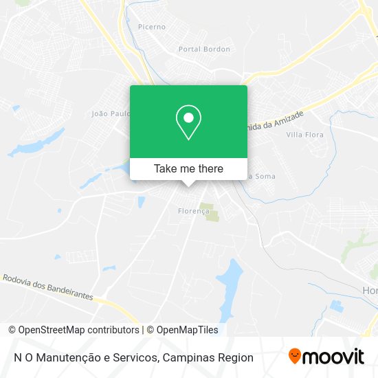 N O Manutenção e Servicos map