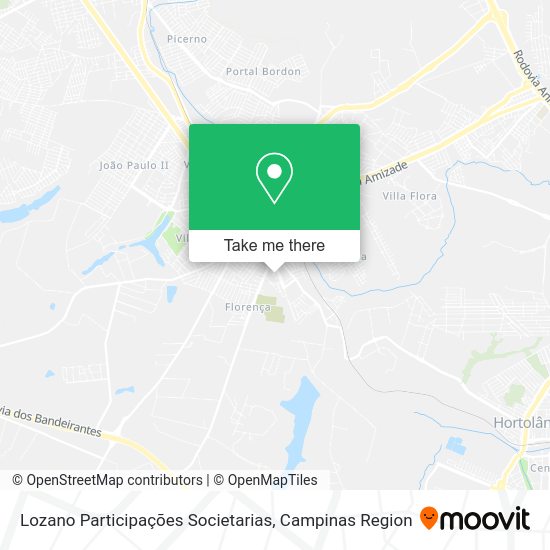 Lozano Participações Societarias map