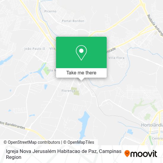 Igreja Nova Jerusalém Habitacao de Paz map