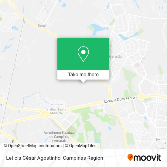 Leticia César Agostinho map