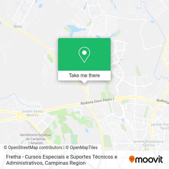 Fretha - Cursos Especiais e Suportes Técnicos e Administrativos map