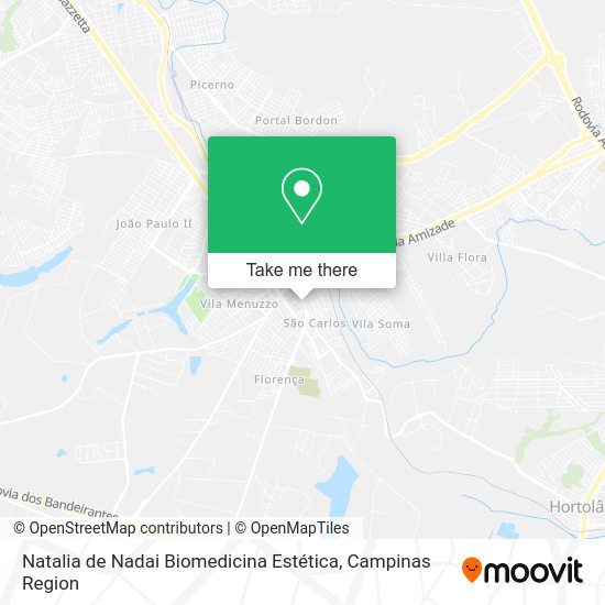 Natalia de Nadai Biomedicina Estética map