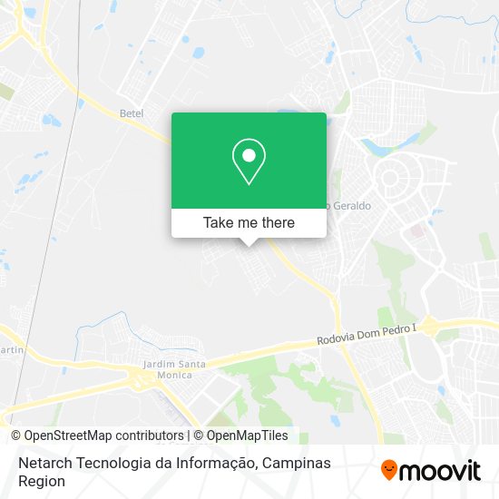 Netarch Tecnologia da Informação map