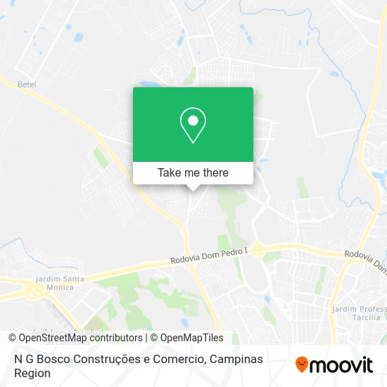N G Bosco Construções e Comercio map