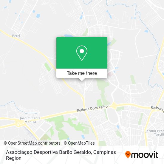 Associaçao Desportiva Barão Geraldo map