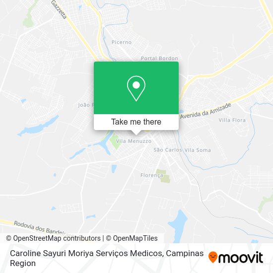 Caroline Sayuri Moriya Serviços Medicos map