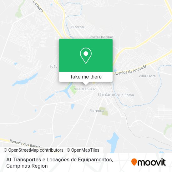 At Transportes e Locações de Equipamentos map