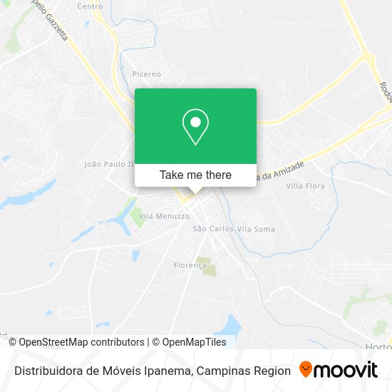 Distribuidora de Móveis Ipanema map