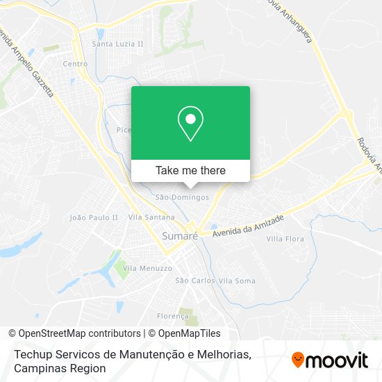 Techup Servicos de Manutenção e Melhorias map