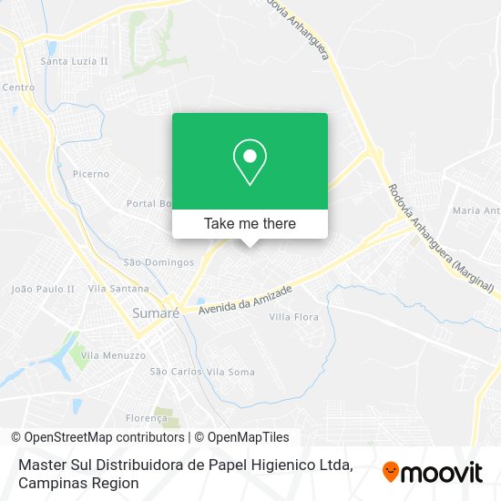 Master Sul Distribuidora de Papel Higienico Ltda map