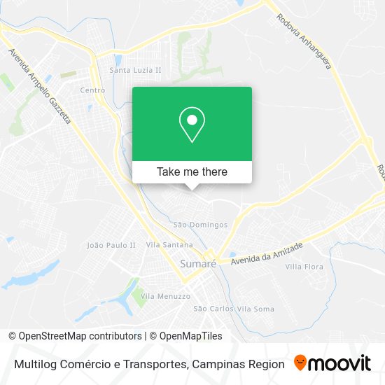 Multilog Comércio e Transportes map