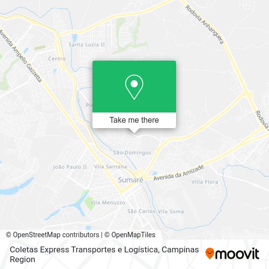 Coletas Express Transportes e Logística map