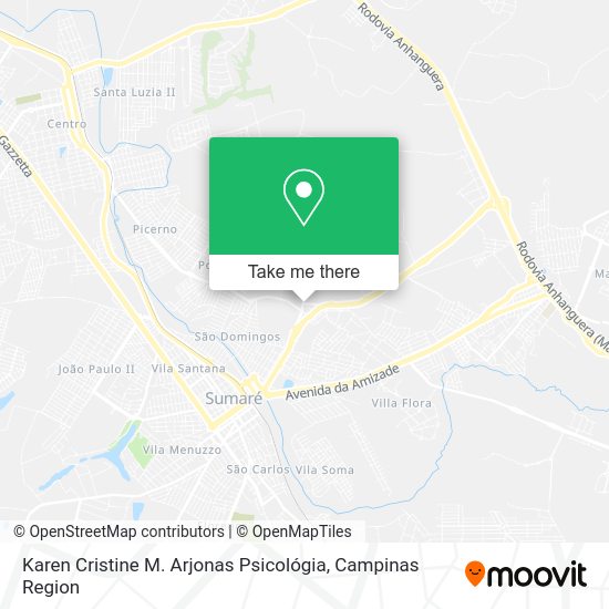 Karen Cristine M. Arjonas Psicológia map