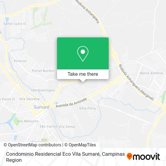 Condominio Residencial Eco Vila Sumaré map