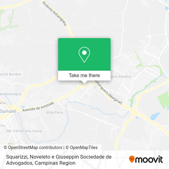 Squarizzi, Noveleto e Giuseppin Sociedade de Advogados map