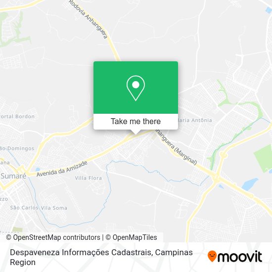 Despaveneza Informações Cadastrais map