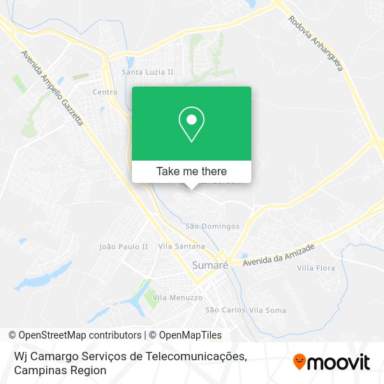 Wj Camargo Serviços de Telecomunicações map