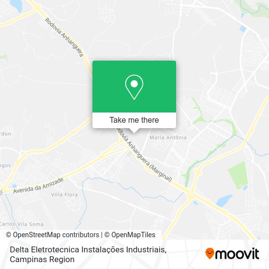 Delta Eletrotecnica Instalações Industriais map