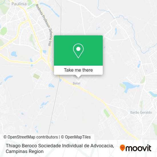 Thiago Beroco Sociedade Individual de Advocacia map