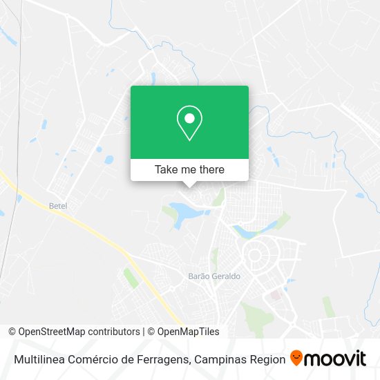 Multilinea Comércio de Ferragens map