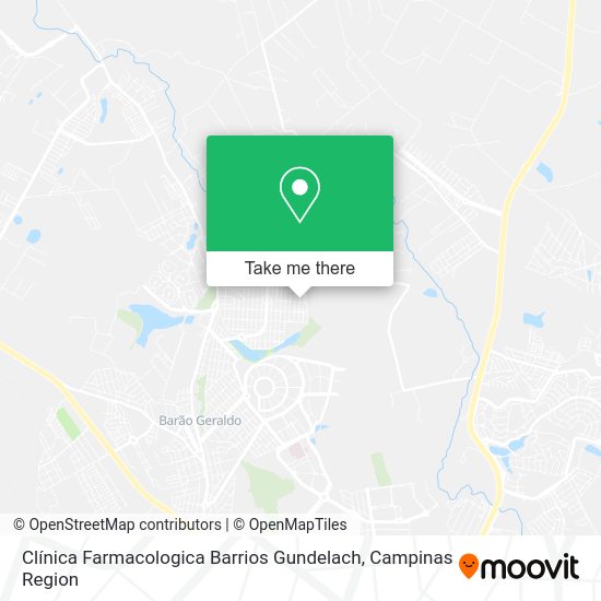 Clínica Farmacologica Barrios Gundelach map