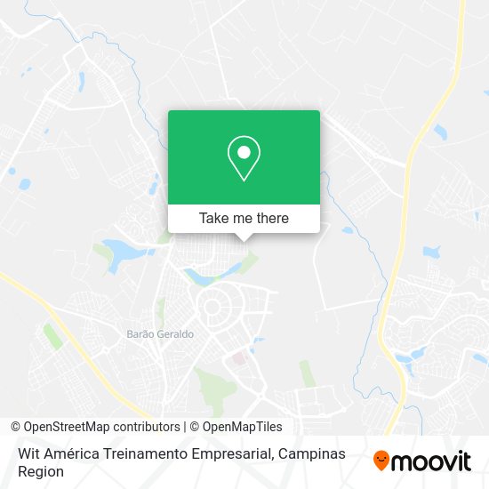 Wit América Treinamento Empresarial map
