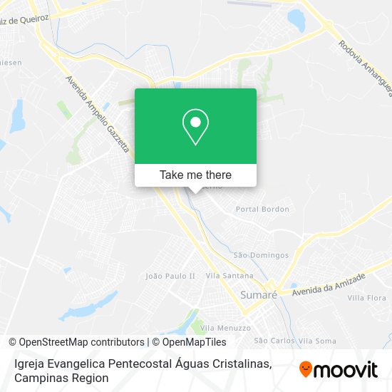Igreja Evangelica Pentecostal Águas Cristalinas map