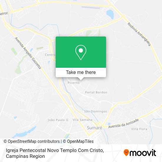 Igreja Pentecostal Novo Templo Com Cristo map