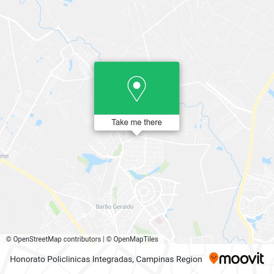 Honorato Policlinicas Integradas map