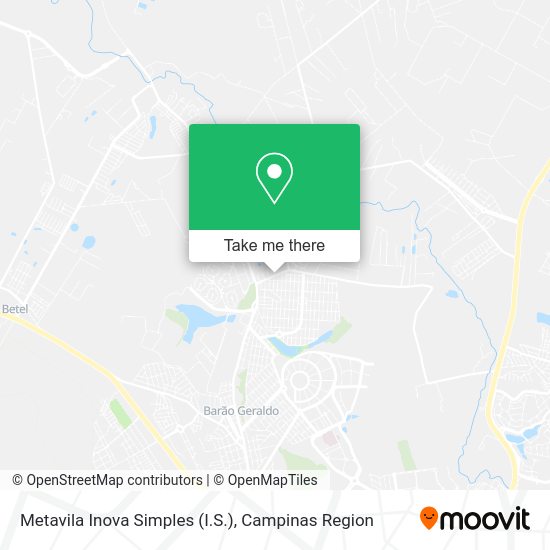 Metavila Inova Simples (I.S.) map