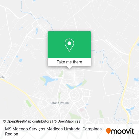 MS Macedo Serviços Medicos Limitada map