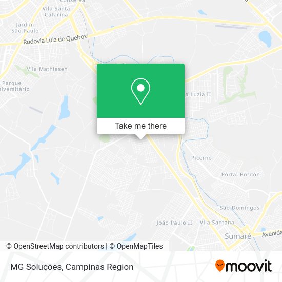 MG Soluções map