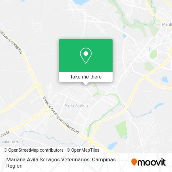 Mariana Avila Serviços Veterinarios map