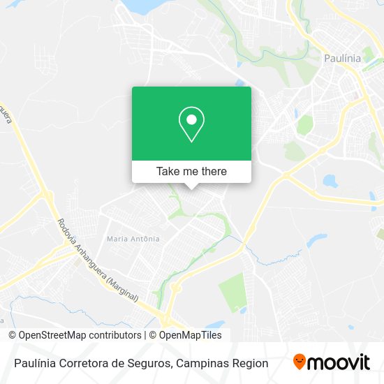 Paulínia Corretora de Seguros map