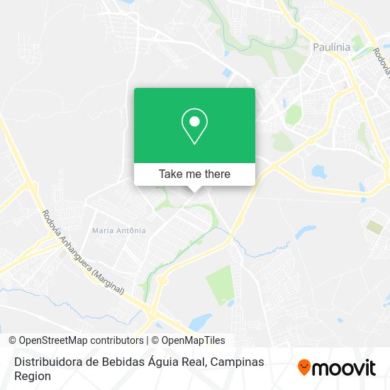 Distribuidora de Bebidas Águia Real map